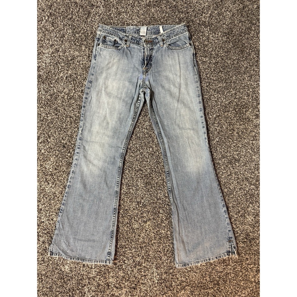 Vintage Y2K Lucky Brand Dungarees by Gene Montesano Size 2/26 USA Made 90s